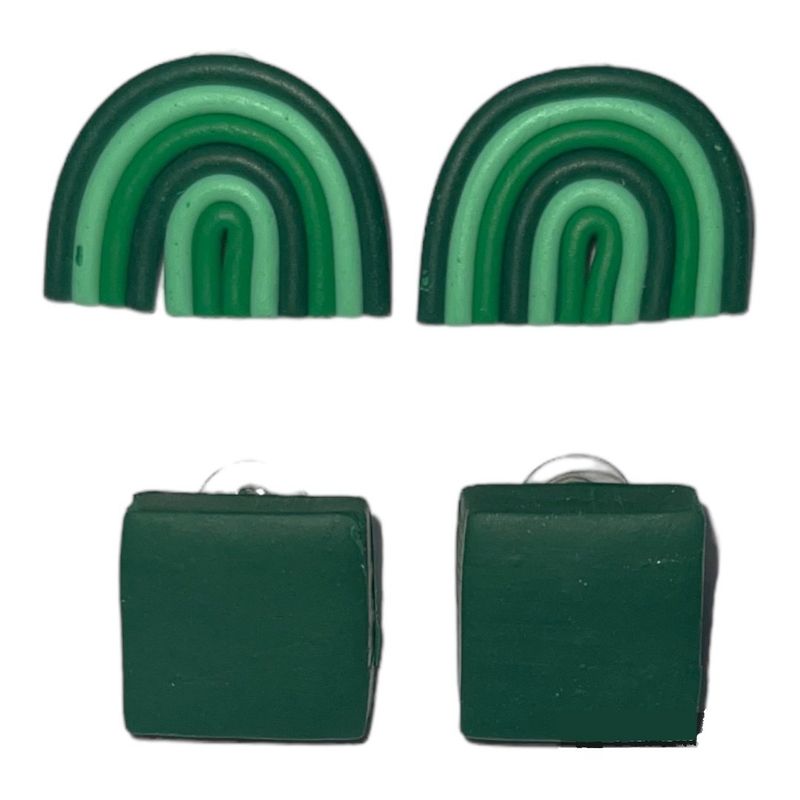 GENERICO - Set de aretes arcoiris