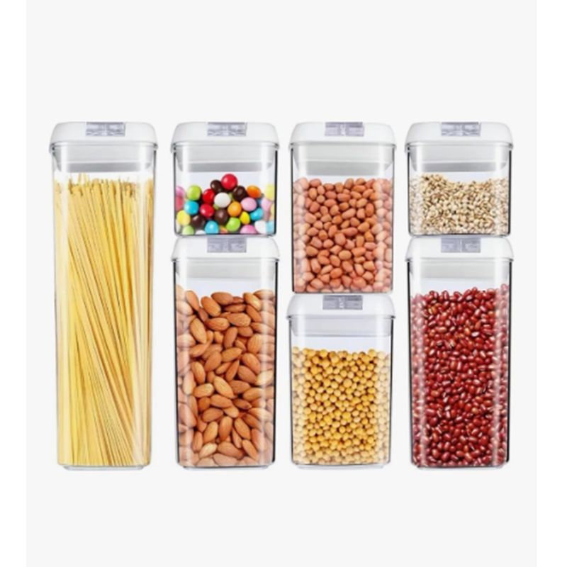 GENERICO - Contenedor De Alimentos 7pcs Organizdor Despensa Granos