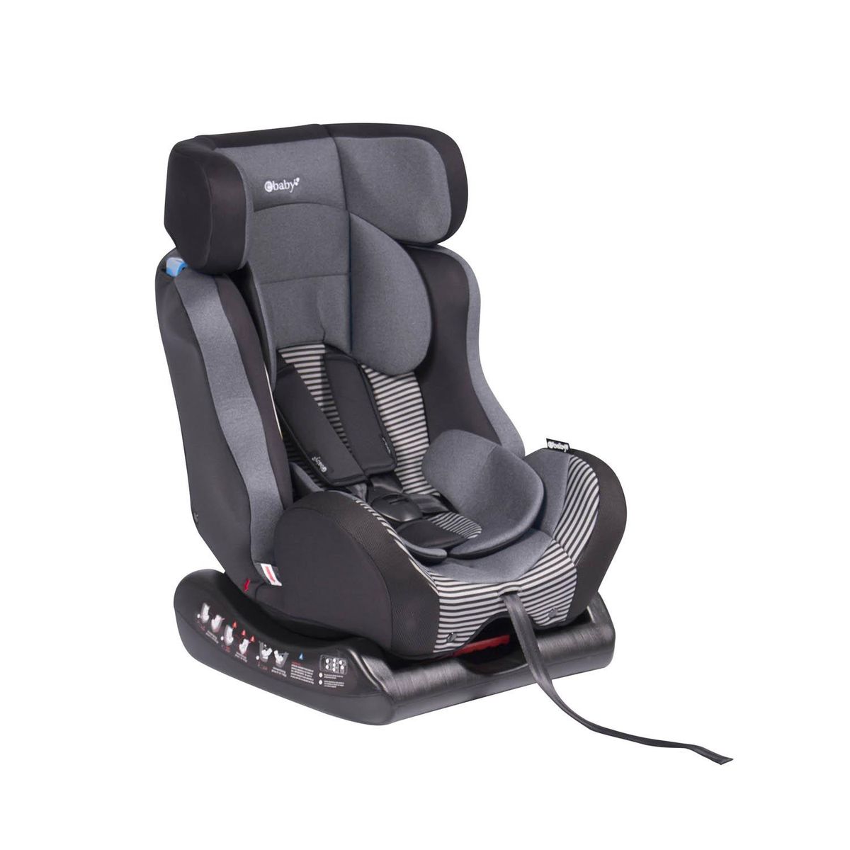 EBABY - Silla de auto FIREZA 564 GRIS