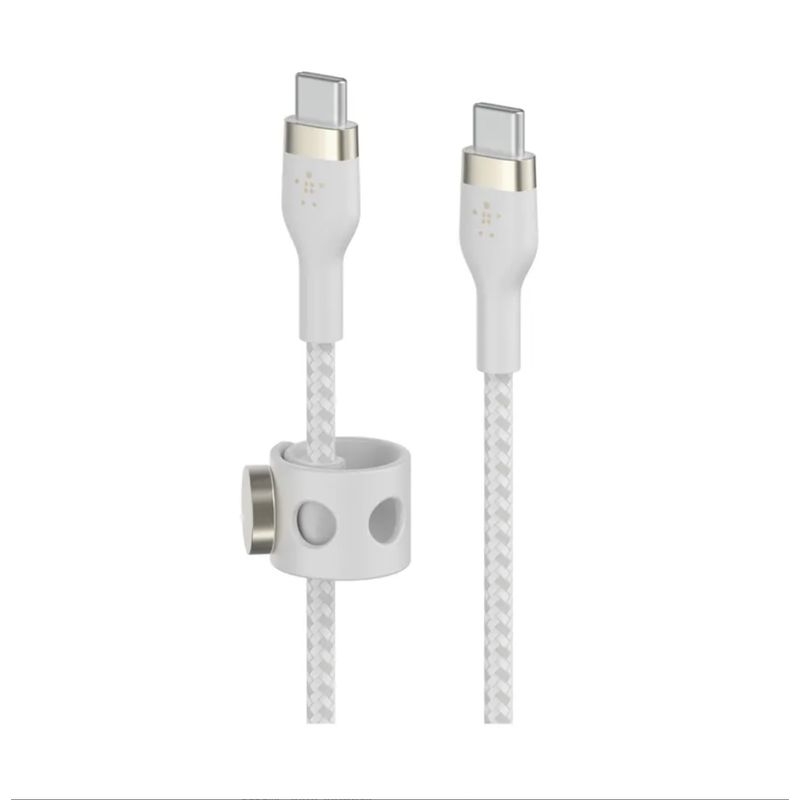 BELKIN - Belkin BoostCharge Pro Flex Cable de carga USB-C a USB-C trenzado 2m