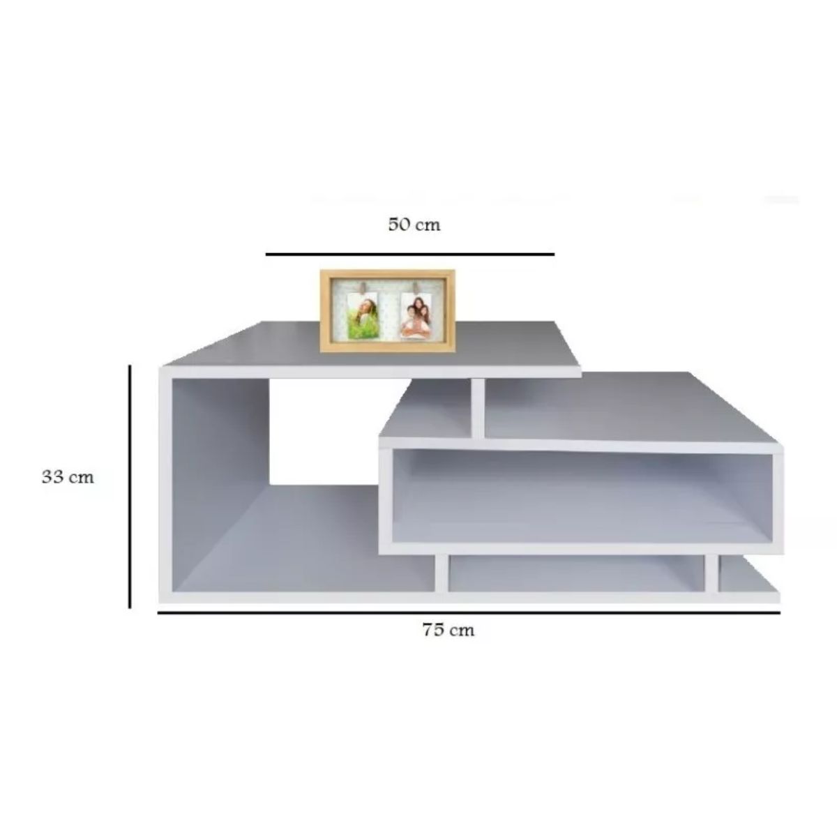GENERICO - Mesa De Centro Auxiliar Para Sala Mesa De Noche Mueble sala blanco