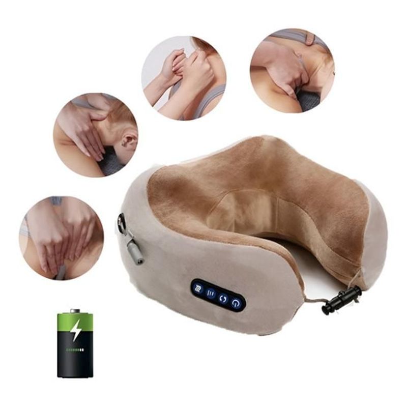 GENERICO - Masajeador Electrico De Cuello Cervical Dolores Almohada