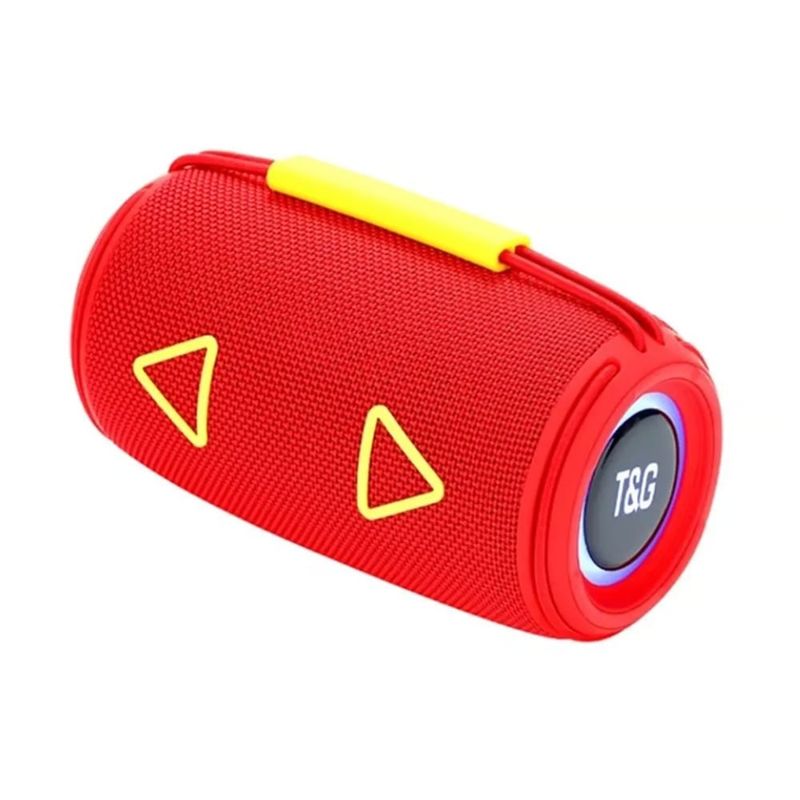 GENERICO - Parlante Inalambrico Con Bluetooth TG-657 Portátil Rojo