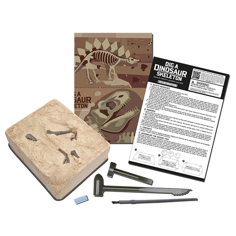 4M - JUEGO DE EXPERIMENTOS EXCAVA UN VELOCIRAPTOR