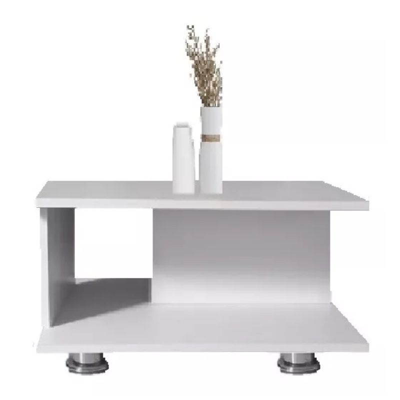 GENERICO - Mesa De Centro Mesa Auxiliar Sala Perchero mueble para sala blanco