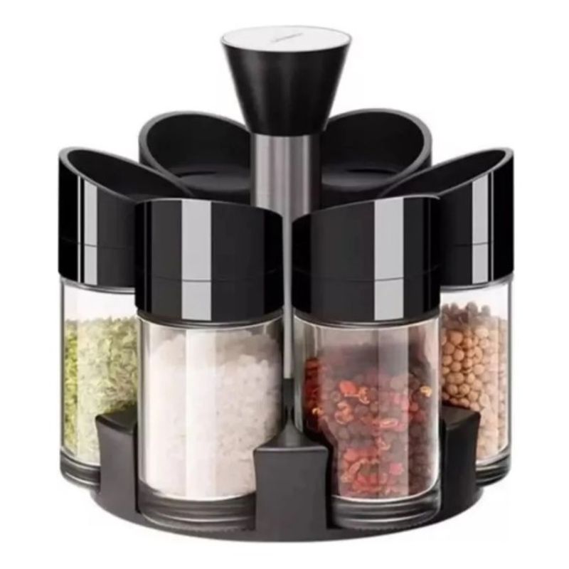 GENERICO - Condimentero Giratorio Para Especias Organizador Cocina X6