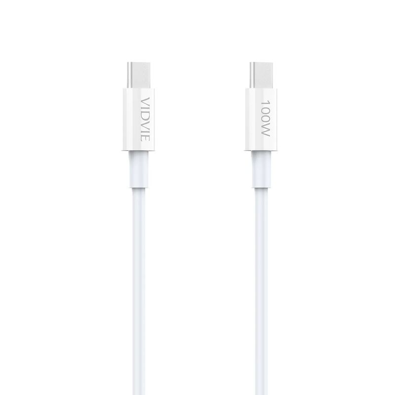 VIDVIE - Cable Tipo C a Tipo C 1 mts 100W Vidvie CB4013