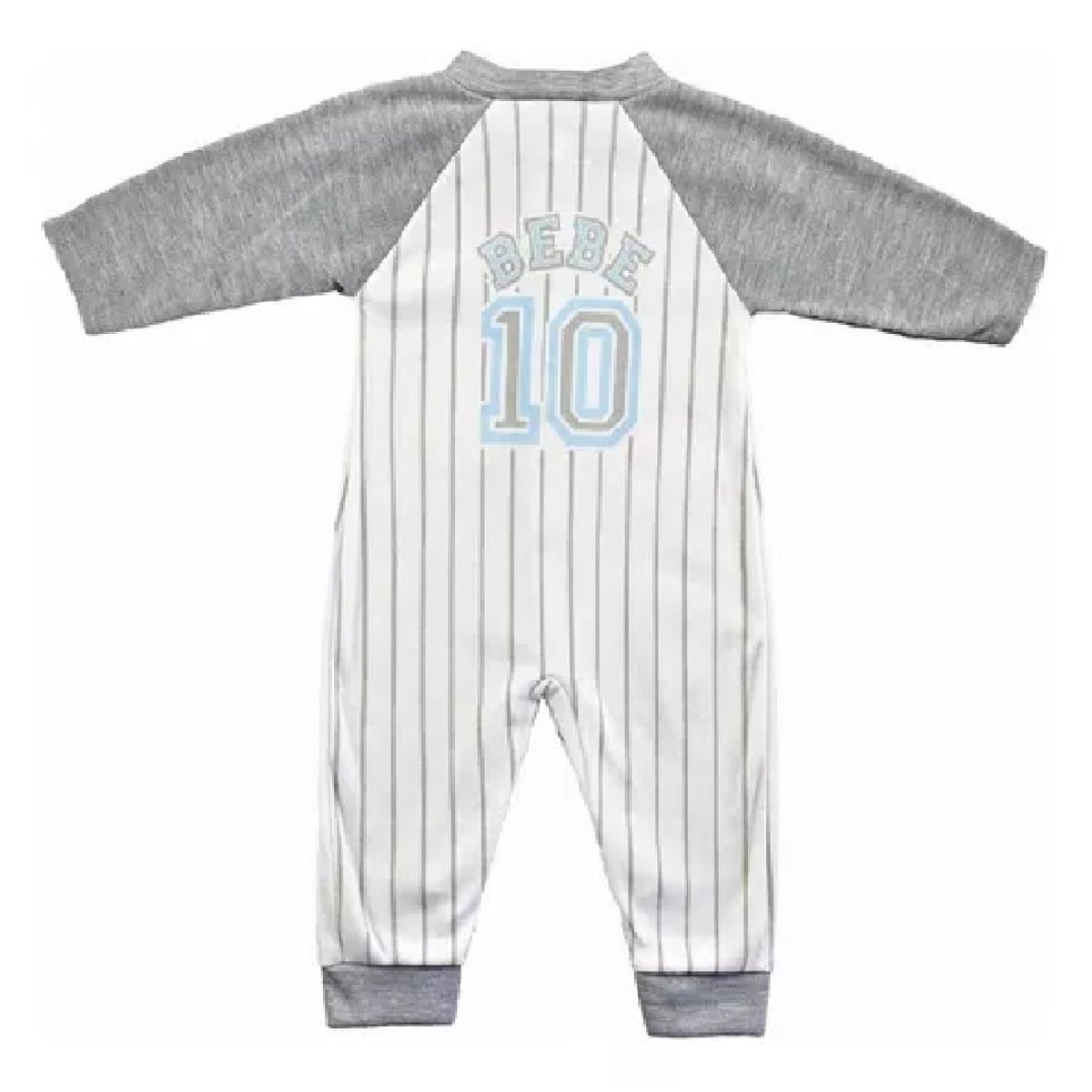 MUNDO BEBE - Pijama bebé niño enteriza beisbol gris