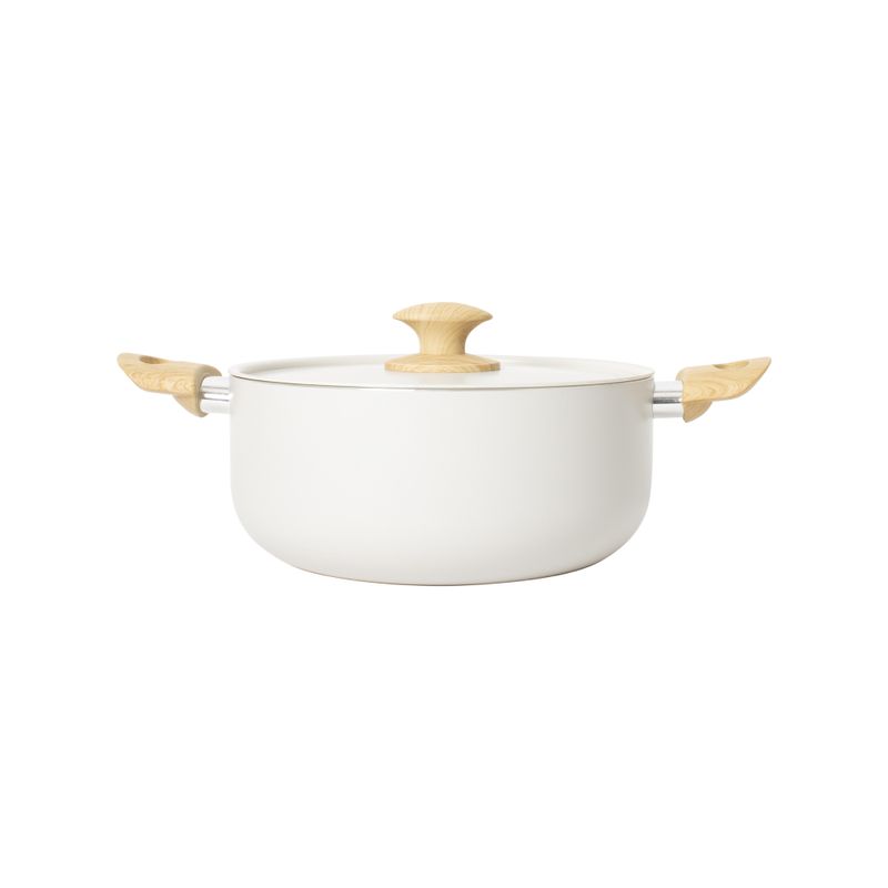 ILKO - Olla ILKO Antiadherente Cerámico blanco 24cm