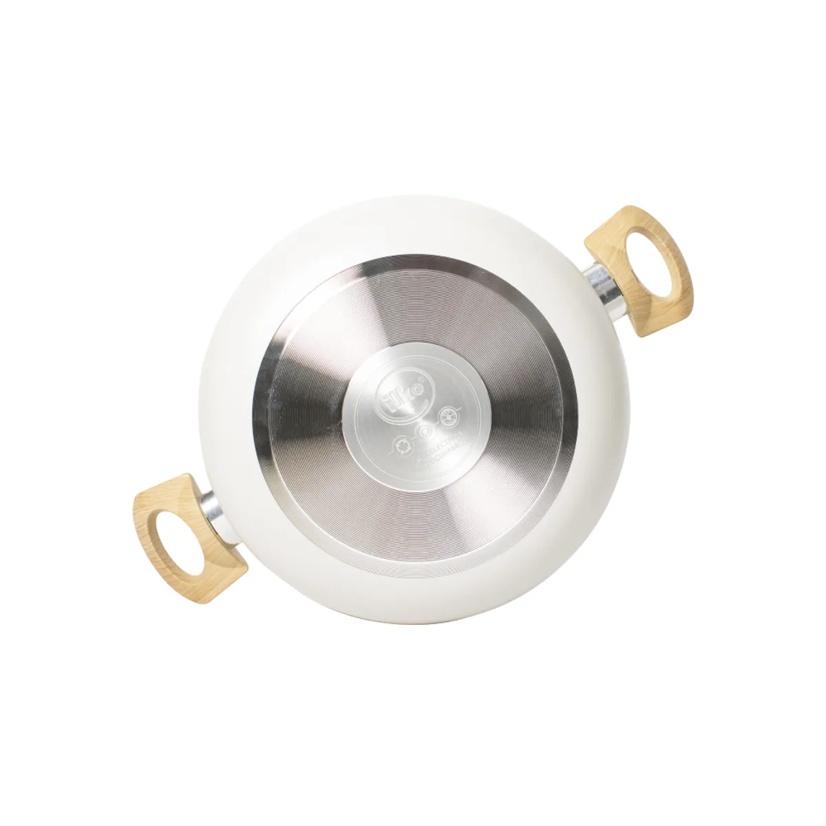 ILKO - Olla ILKO Antiadherente Cerámico blanco 24cm