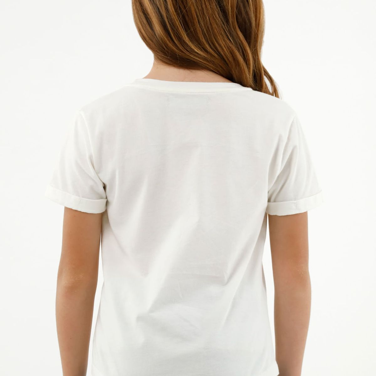 TENNIS - Camiseta básica crudo estampada para niña