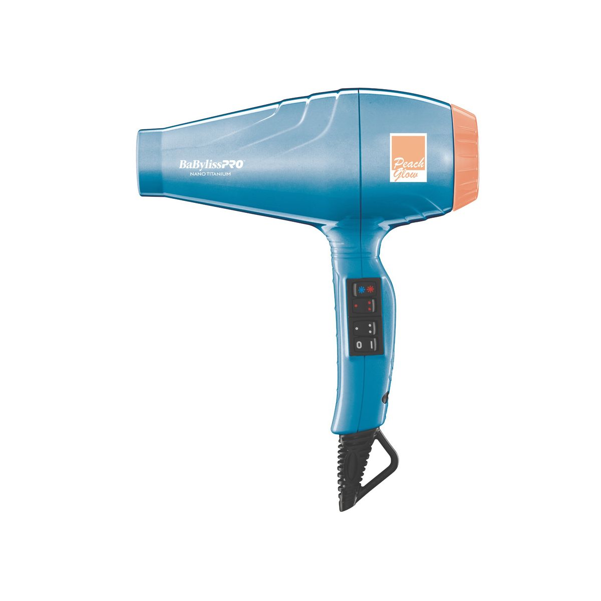 BABYLISS - Secador Profesional Nano Titanium Peach Glow Blue Babyliss
