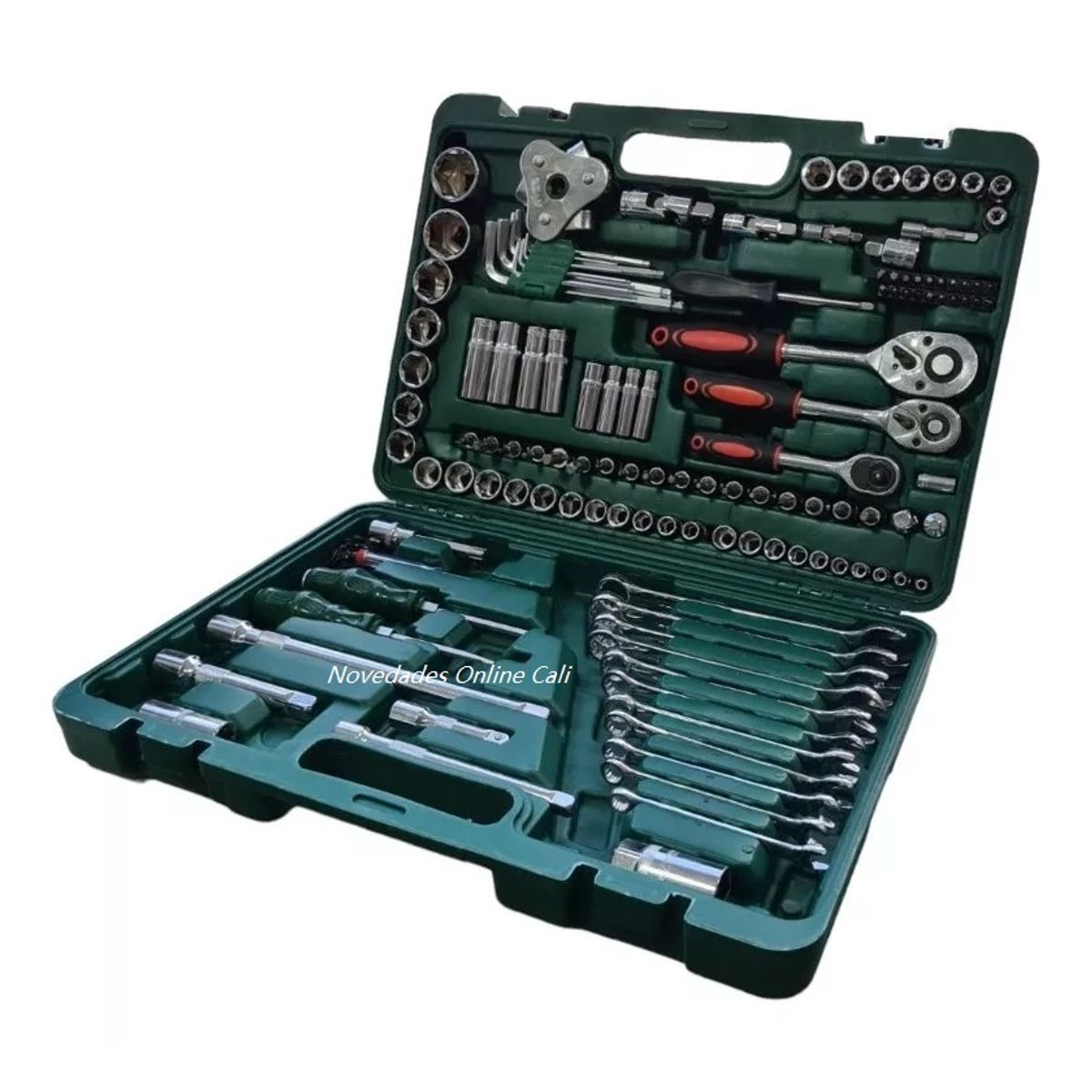 CHICAGO - Juego De Copas Con Ratchet Kit 121 Pcs Carro Moto