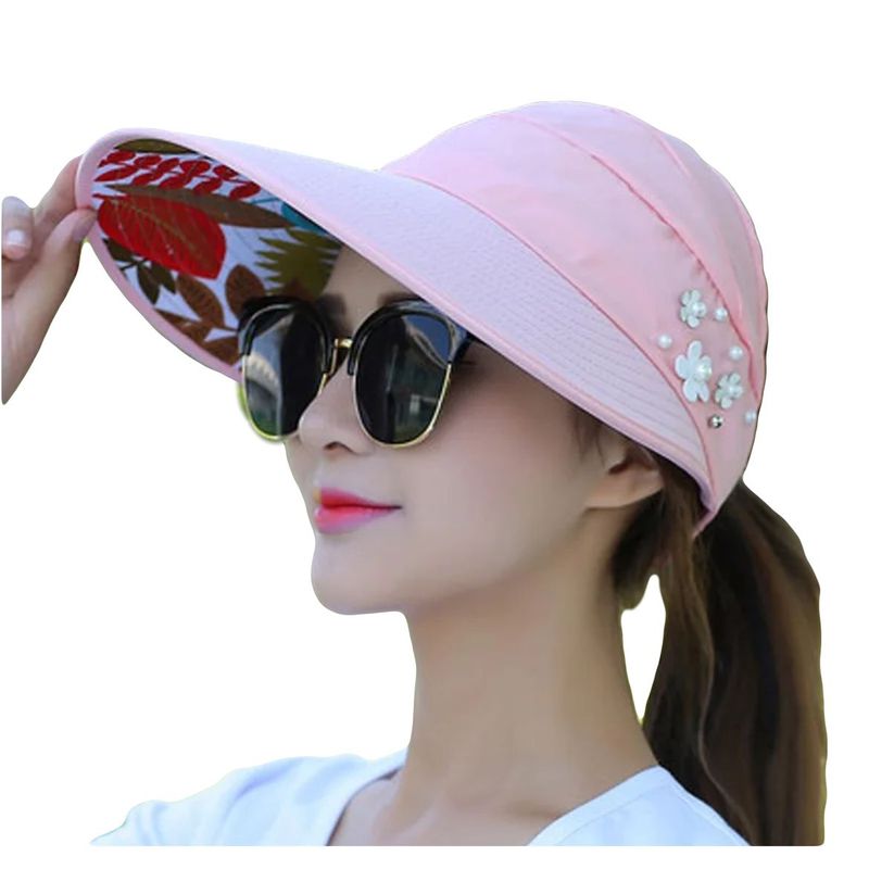 GENERICO - VISERA GORRA PAVA PARA MUJER  AJUSTABLE