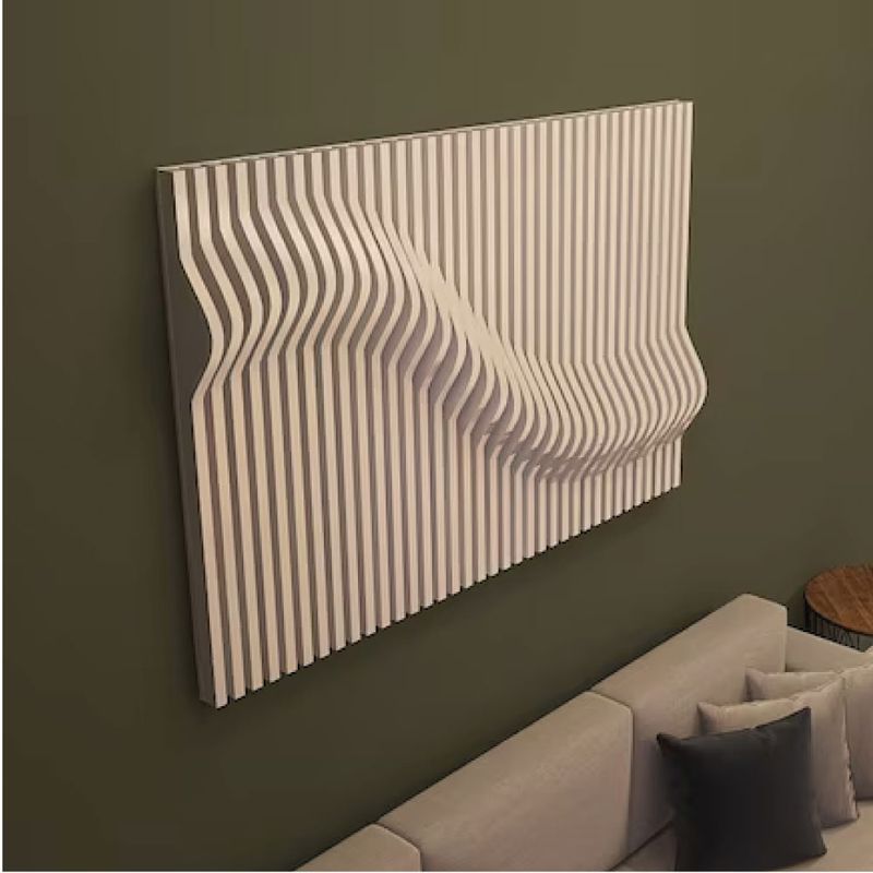 GENERICO - Cuadro Decorativo en Aglomerado Blanco