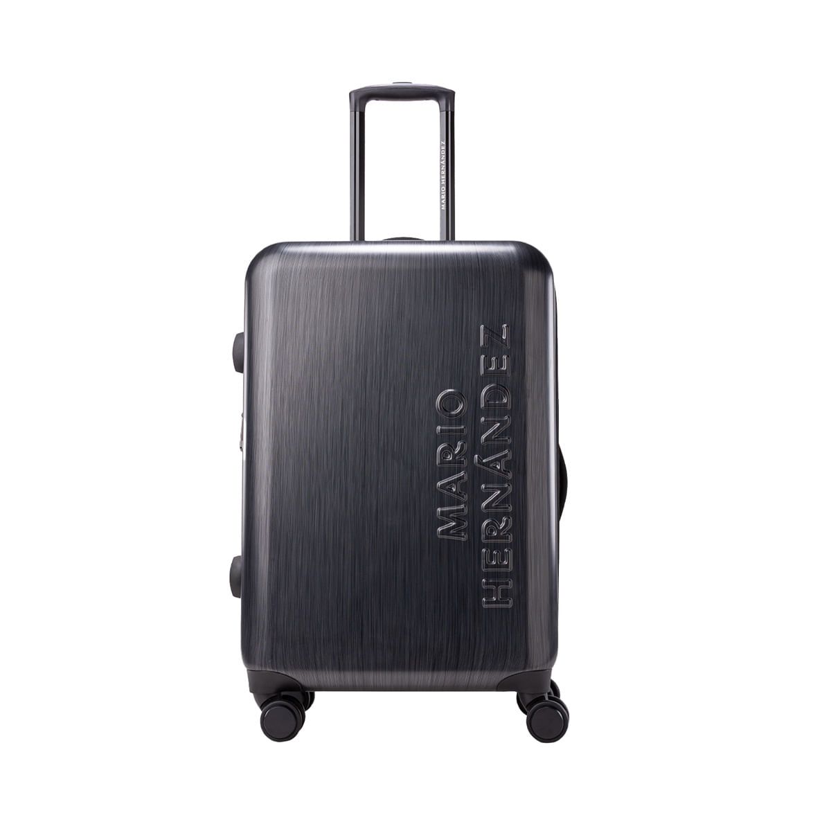 MARIO HERNANDEZ - Maleta Mediana Expandible 24" Negro Metálico Imperial