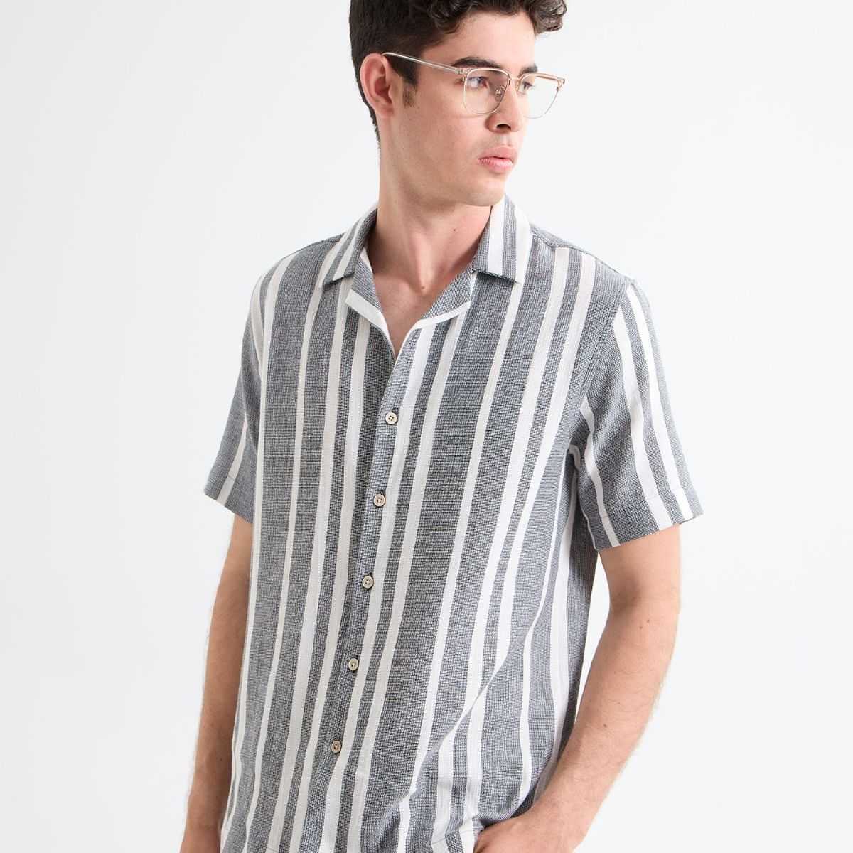 SEVEN SEVEN - Camisa De Hombre  Color Gris Marca Seven Seven #45012106