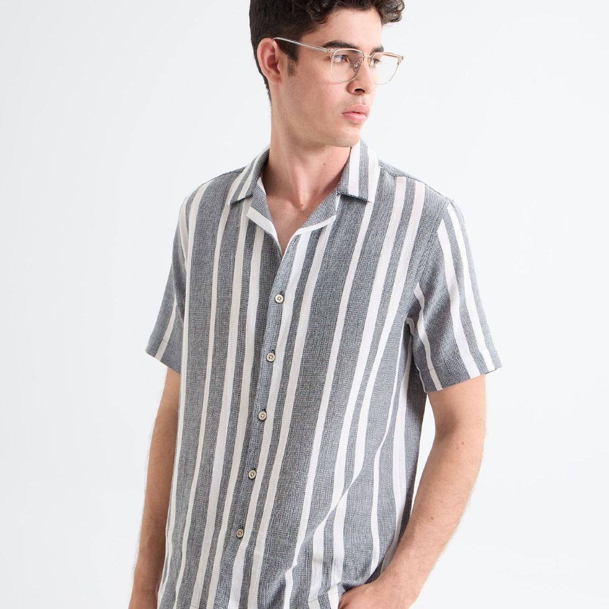 SEVEN SEVEN - Camisa De Hombre  Color Gris Marca Seven Seven #45012106