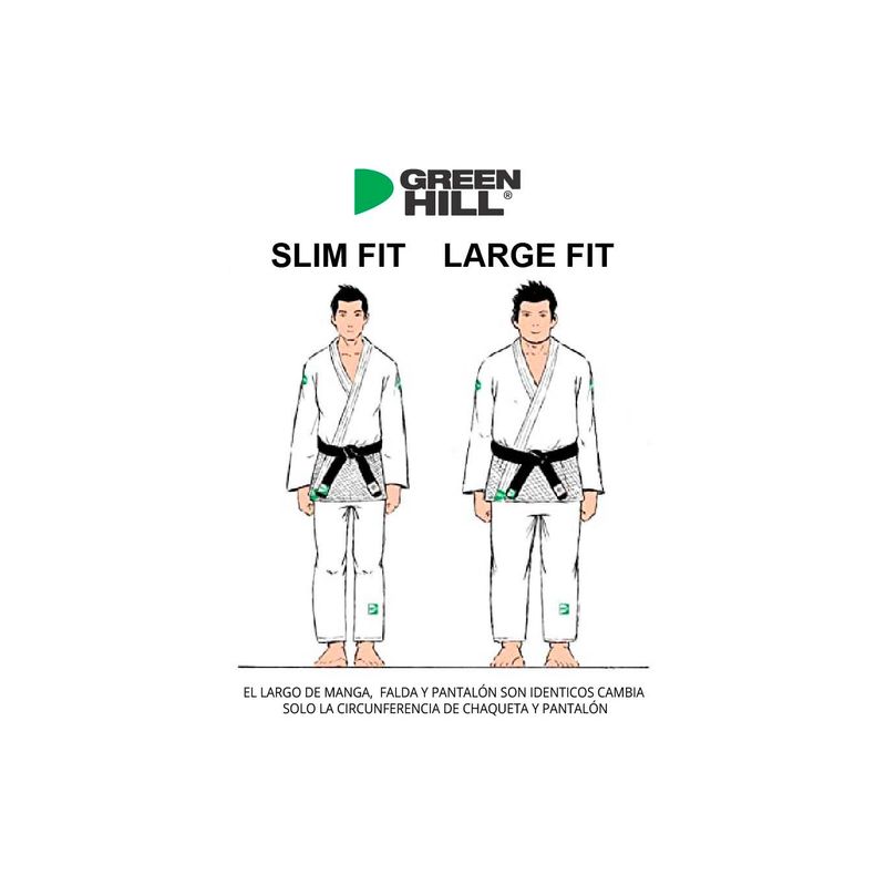 GREENHILL - UNIFORME JUDO  CLUB ENTRENAMIENTO  BLANCO 150S