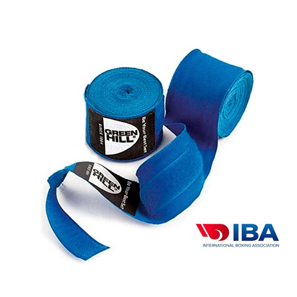 GREENHILL - Vendaje de Manos Aprobadas IBA Color Azul 250 cm