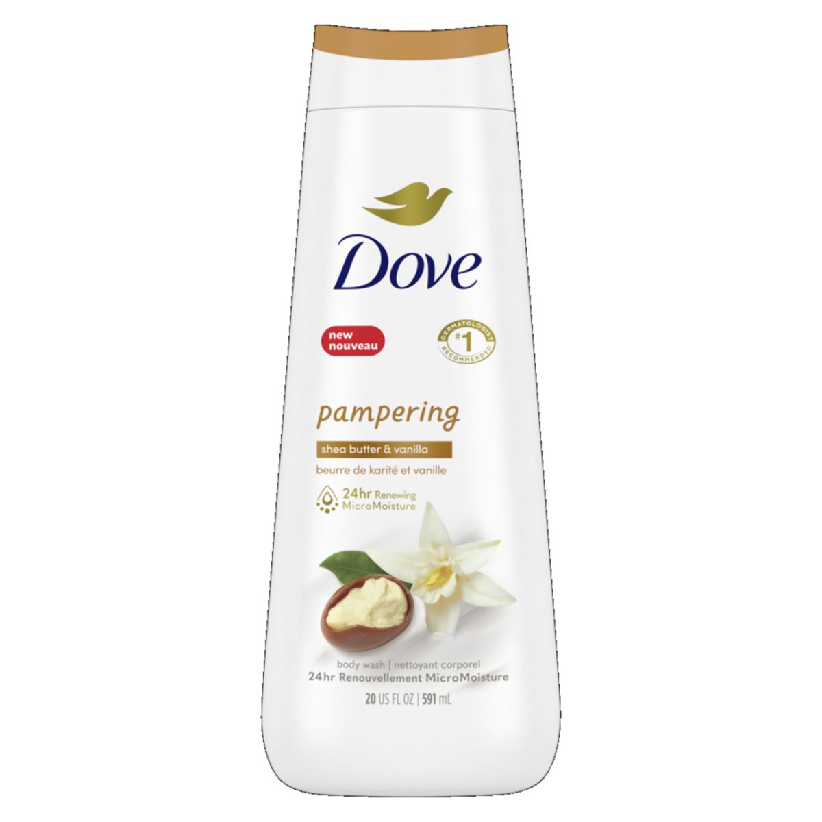 DOVE - Jabon Liquido Corporal Dove Karite y Vainilla 591ml