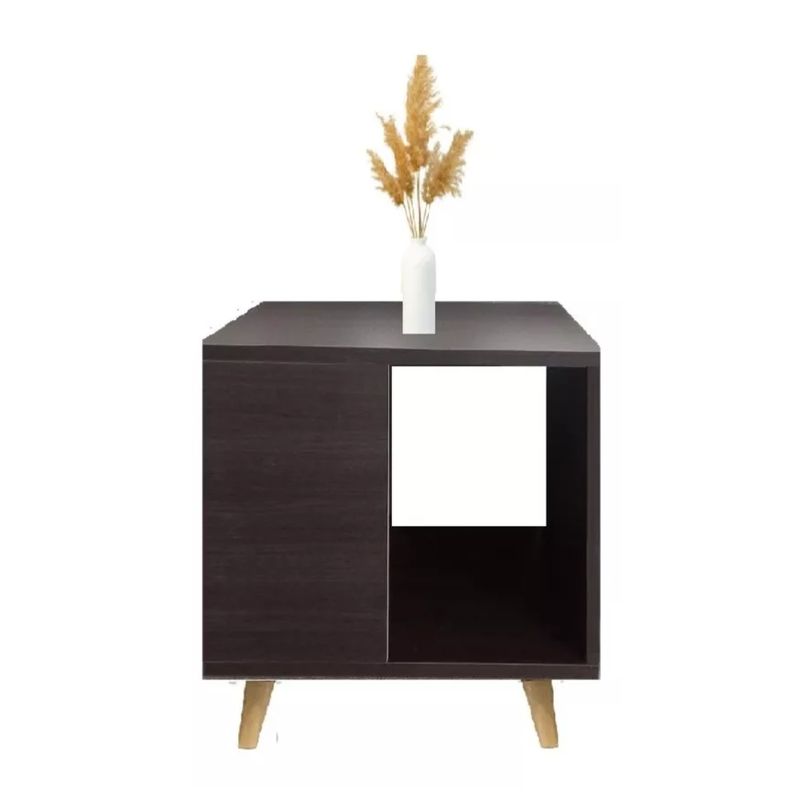 GENERICO - Mesa De Centro Mesa Auxiliar Mesa Para Sala Minimalista Color Wengue