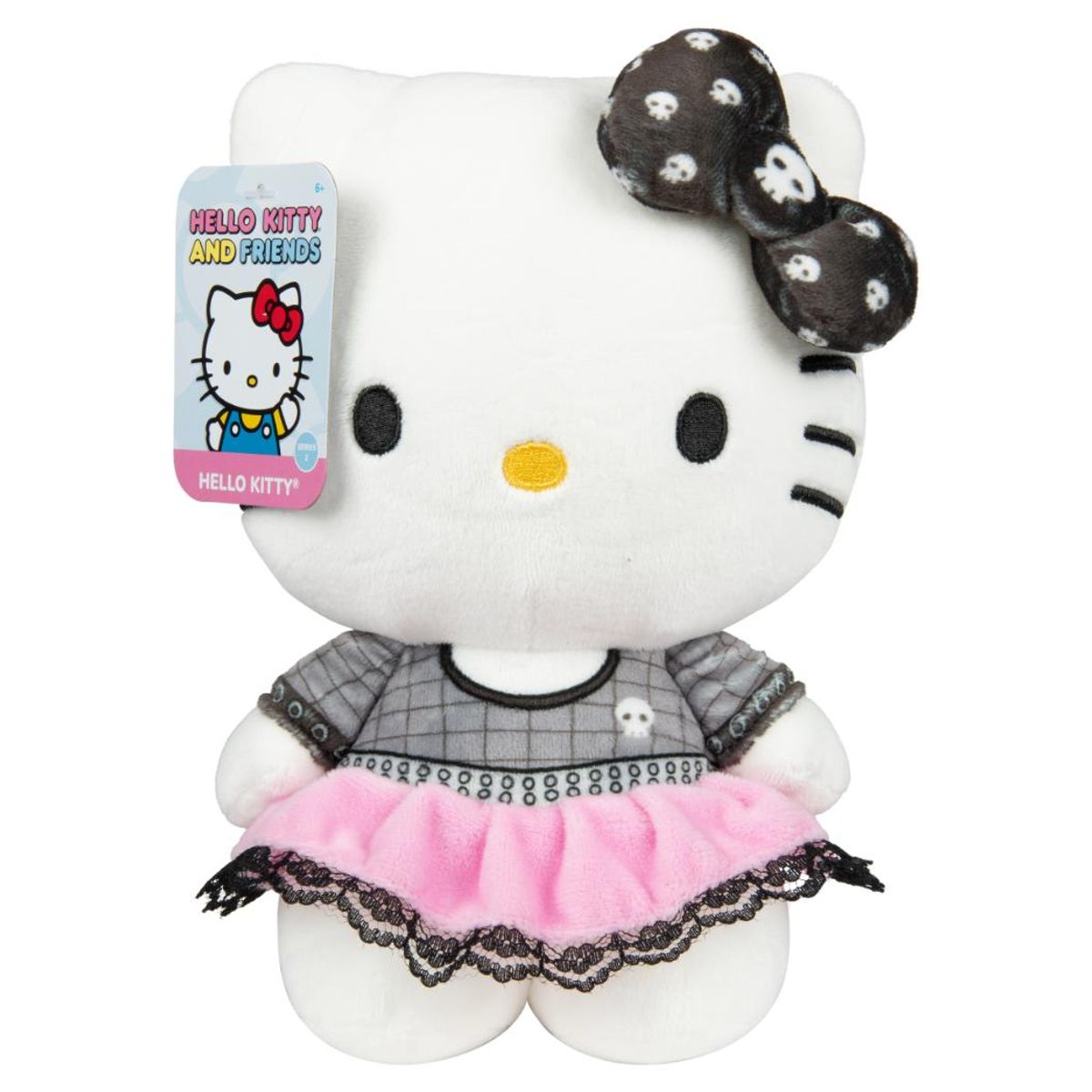 HELLO KITTY - Peluche Coleccionable Punks Rosa De Hello Kitty 20 Cm