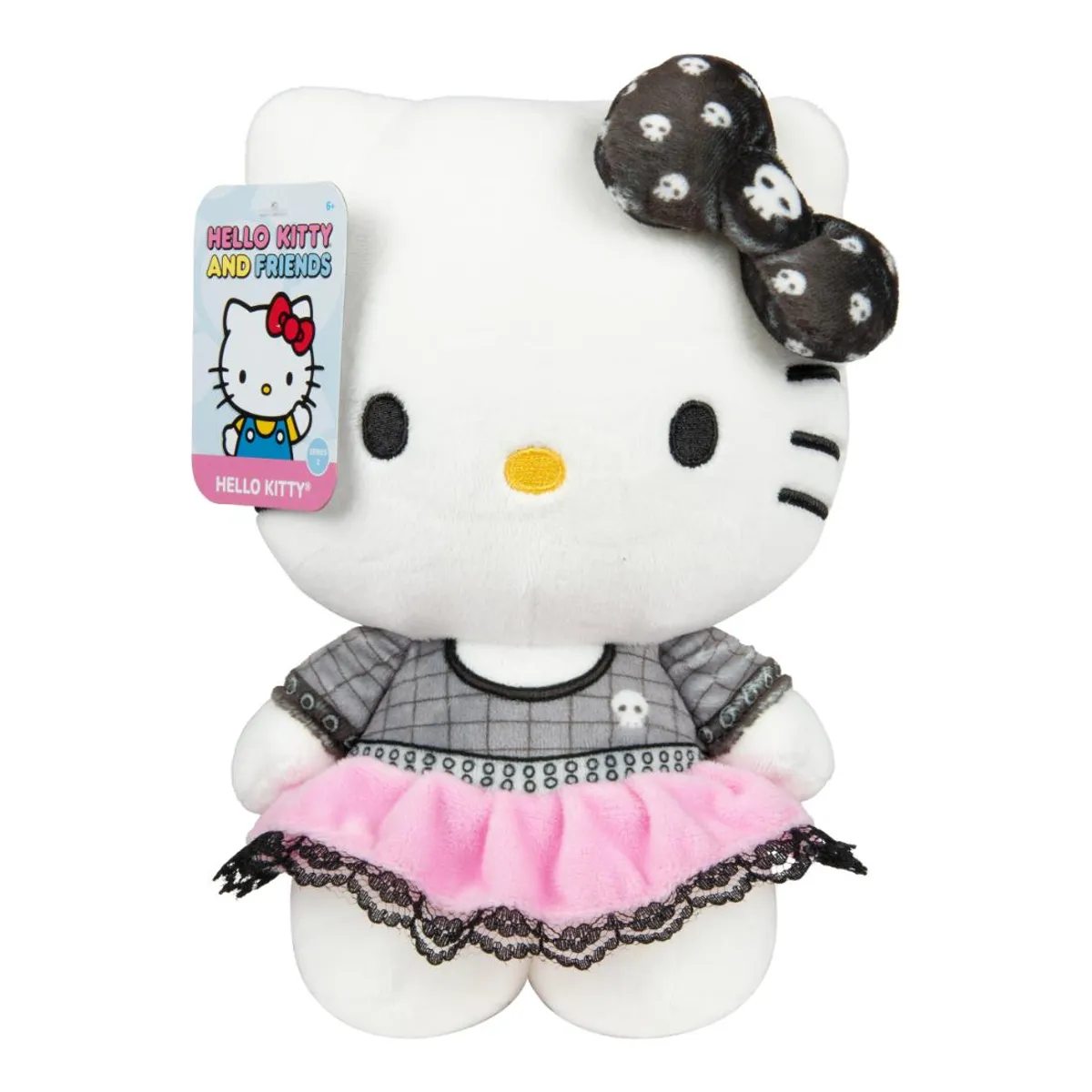 HELLO KITTY - Peluche Coleccionable Punks Rosa De Hello Kitty 20 Cm