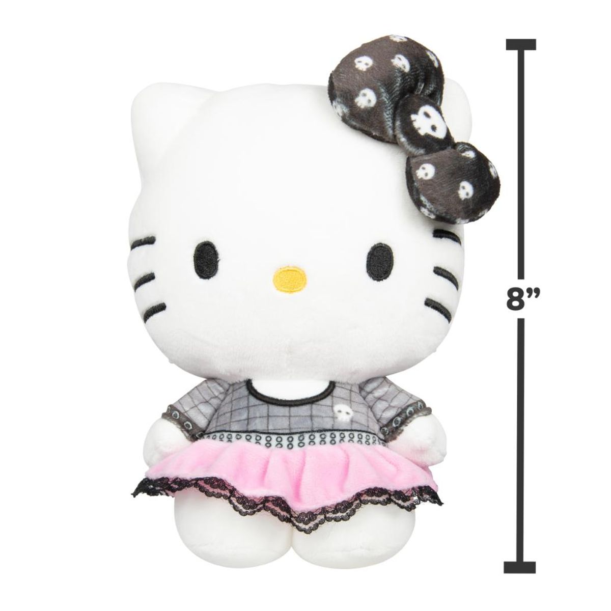 HELLO KITTY - Peluche Coleccionable Punks Rosa De Hello Kitty 20 Cm
