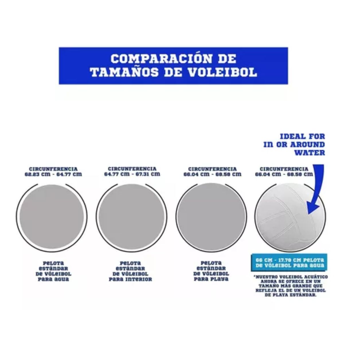 HOMESALE - Home Sale Balon Voleibol  De PVC Volleyball de Piscina Playa Blanco