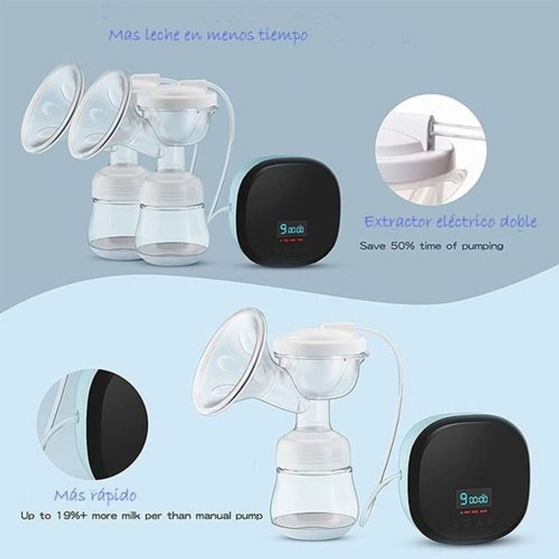 BABIES AND KIDS - Extractor Eléctrico Leche Materna Doble Batería Recargable