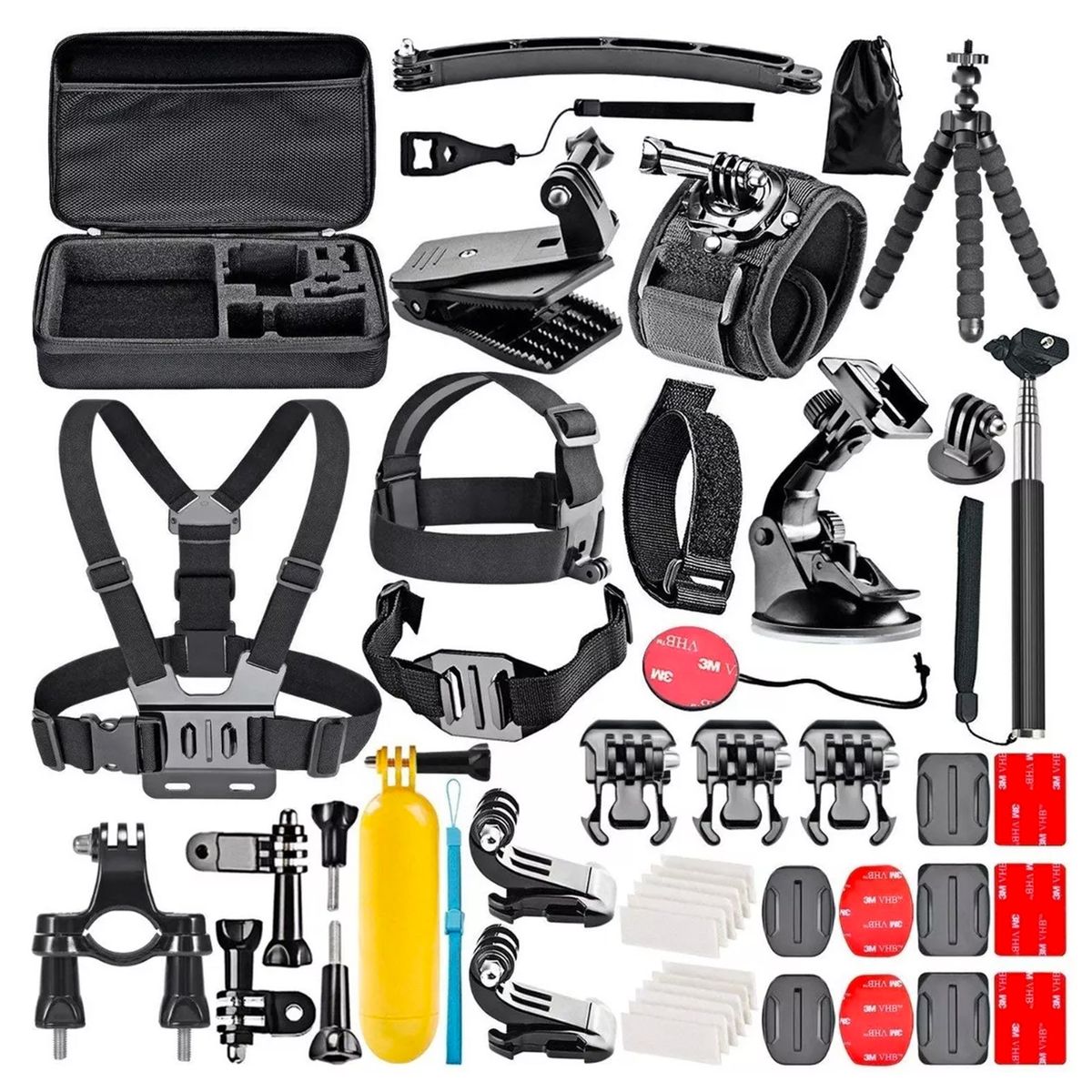 ONE PIXEL - Kit Accesorios De Camara Compatible Go Pro Soporte Extraible