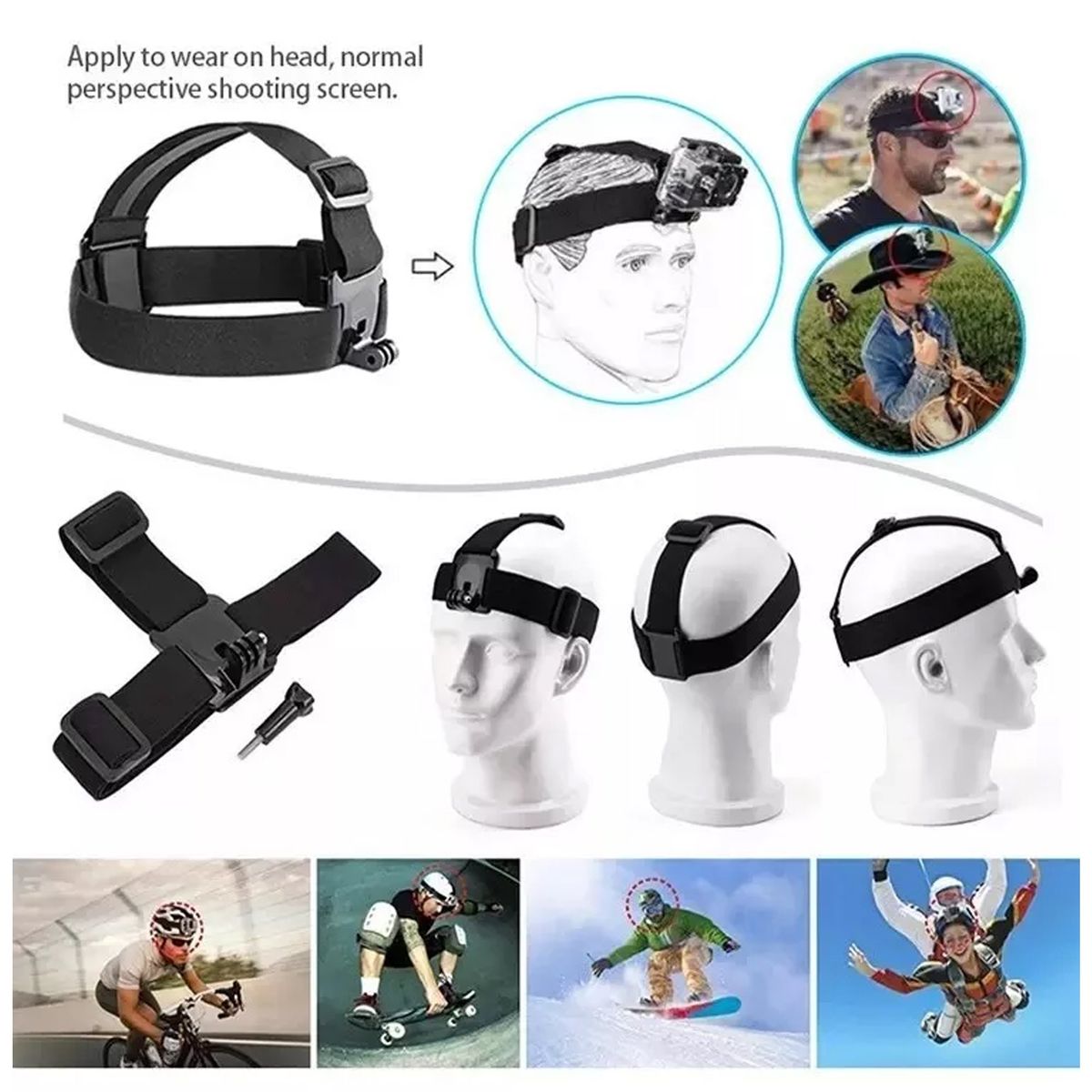 ONE PIXEL - Kit Accesorios De Camara Compatible Go Pro Soporte Extraible