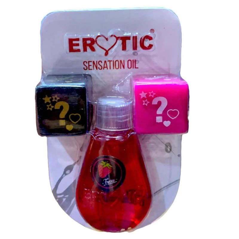 EROTIC - Aceite Caliente Erotic con dados fresa