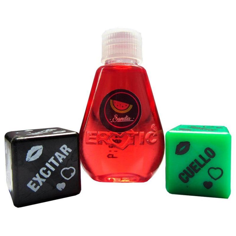 EROTIC - Aceite Caliente Erotic con dados sandia