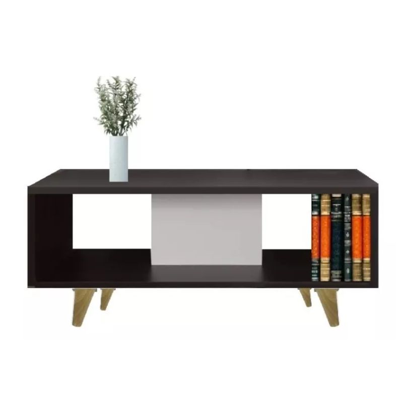 GENERICO - Mesa De Centro Mesa Auxiliar Mesa Para Sala Minimalista Wengue Blanco