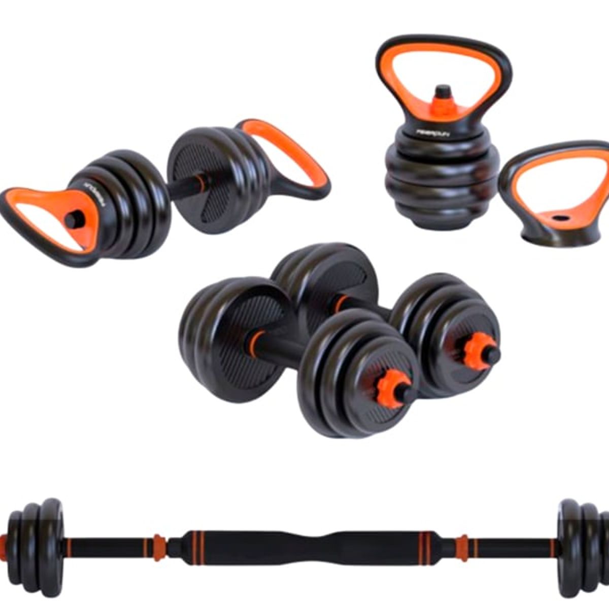 GENERICO - Set de Mancuernas Ajustables 30 kg – 3 en 1