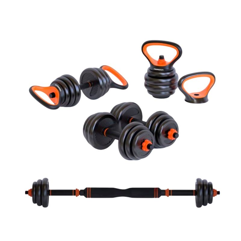 GENERICO - Set de Mancuernas Ajustables 30 kg – 3 en 1