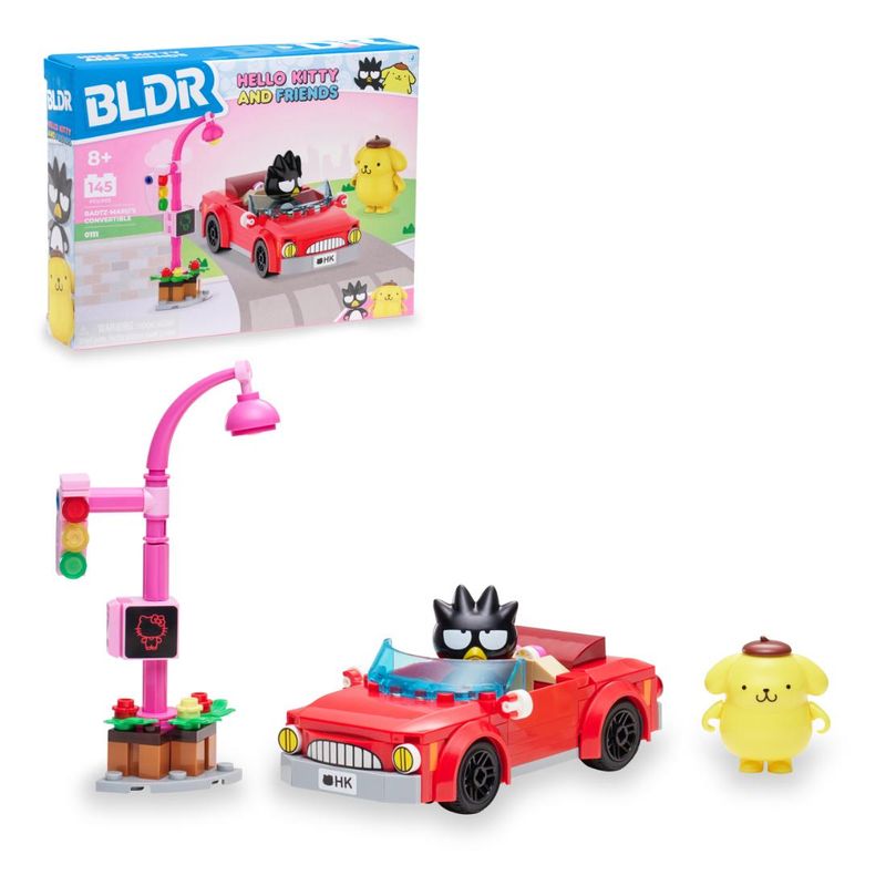 HELLO KITTY - Set De Construcción Auto Rojo De Hello Kitty 120 Piezas