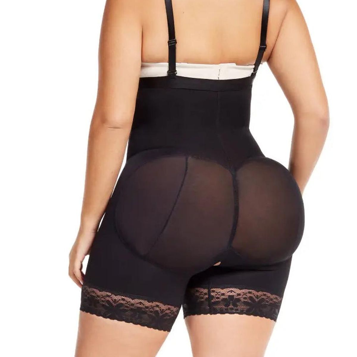 DIANE & GEORDI - Faja moldeadora short corto senos libres 3638 - Negro