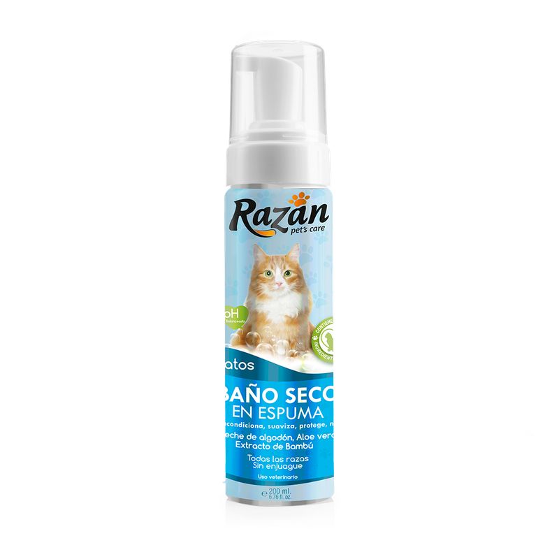 FULL FRESH - BAÑO SECO EN ESPUMA GATOS x200ml