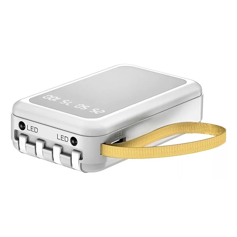 GENERICO - Power Bank 10000mah Batería Portátil Rápida Pantalla Led