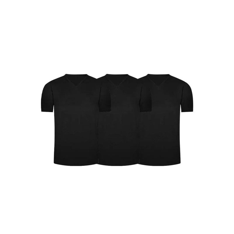 DIANE & GEORDI - Camiseta cuello V (Pack X3)(2850)