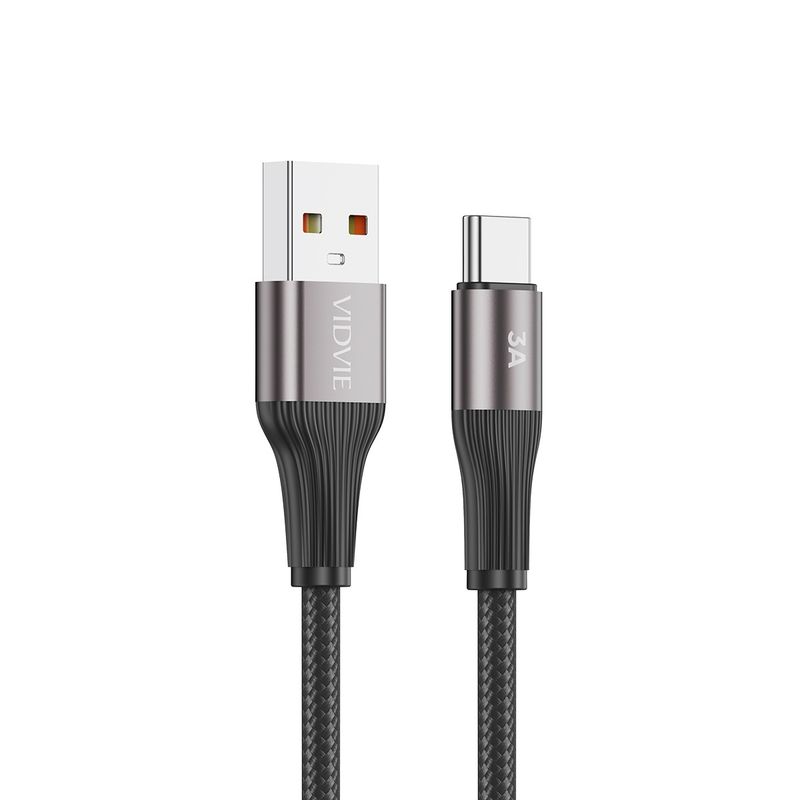 VIDVIE - Cable Tipo C Data Cable 2 mts 20W Trenzado Vidvie CB4038-2T