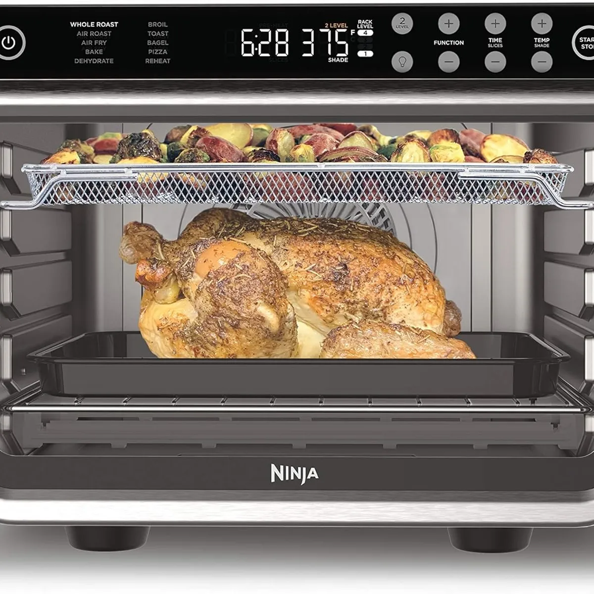 NINJA - Horno Profesional Ninja Freidora, Pizza, Asar, Tostar 10 en 1 XL 28L