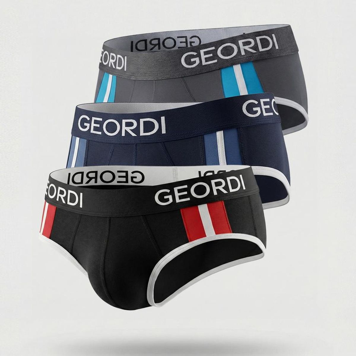 DIANE & GEORDI - Brief (Pack X3)(5178) - Multicolor