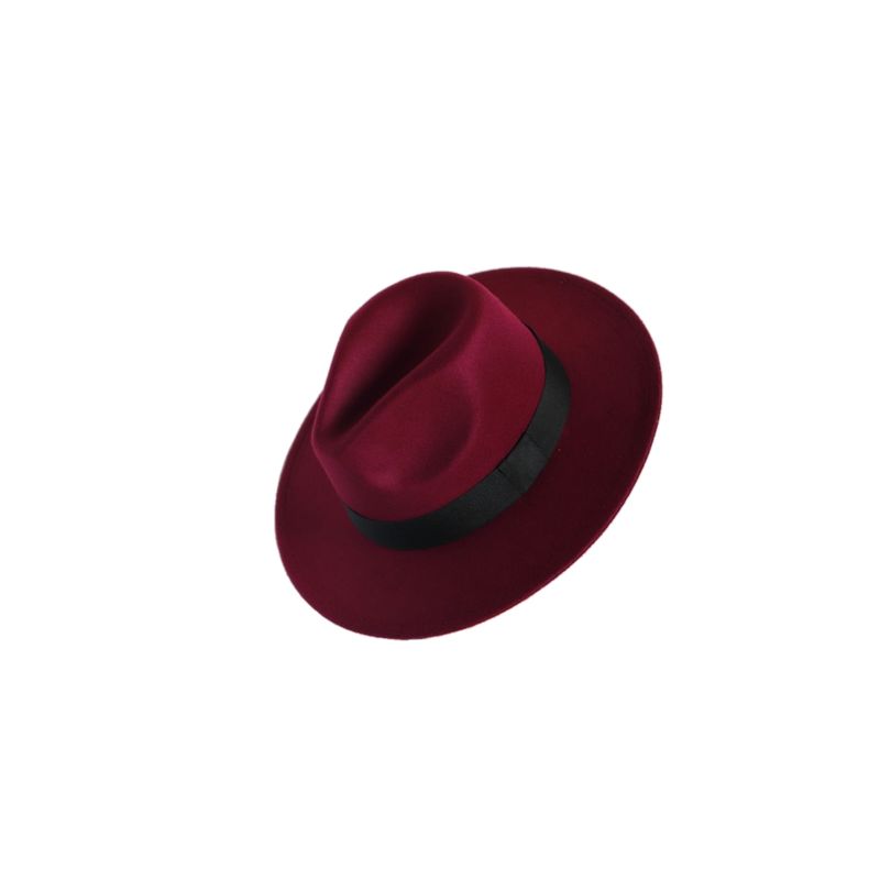 GENERICO - Sombrero Fedora en Paño Ajustable Unisex