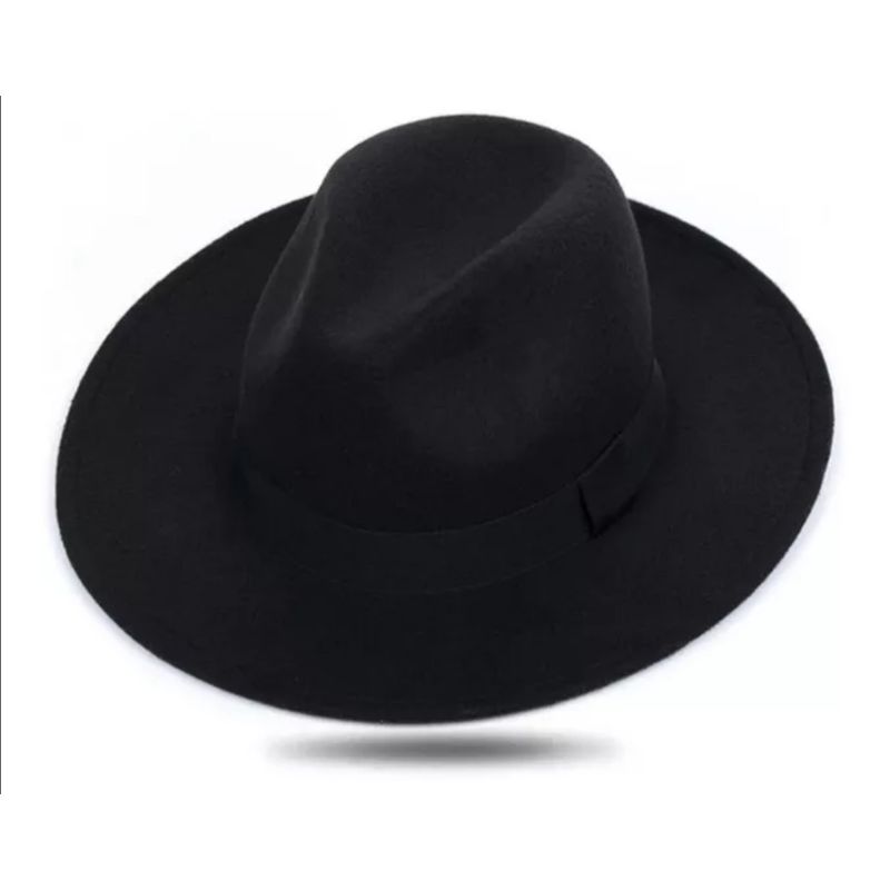 GENERICO - Sombrero Fedora en Paño Ajustable Unisex