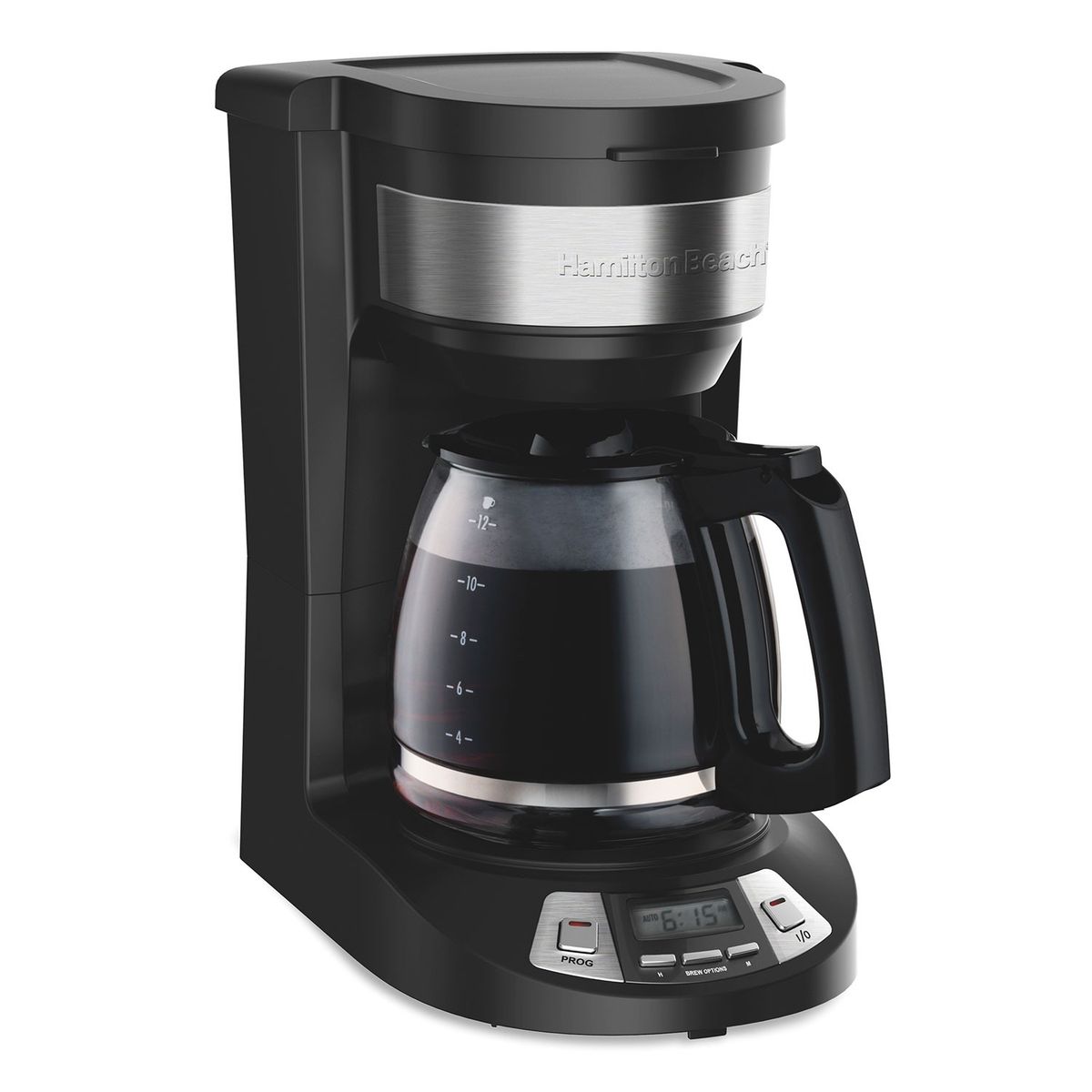HAMILTON BEACH - Cafetera Digital Select Brew 12 Tazas Programable Hamilton Beach
