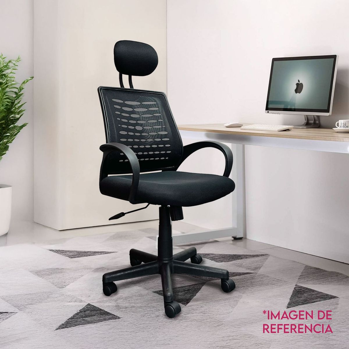 DIMATEX LEON - Silla Oficina Escritorio Ergo Cabecero Giratoria Refdoha